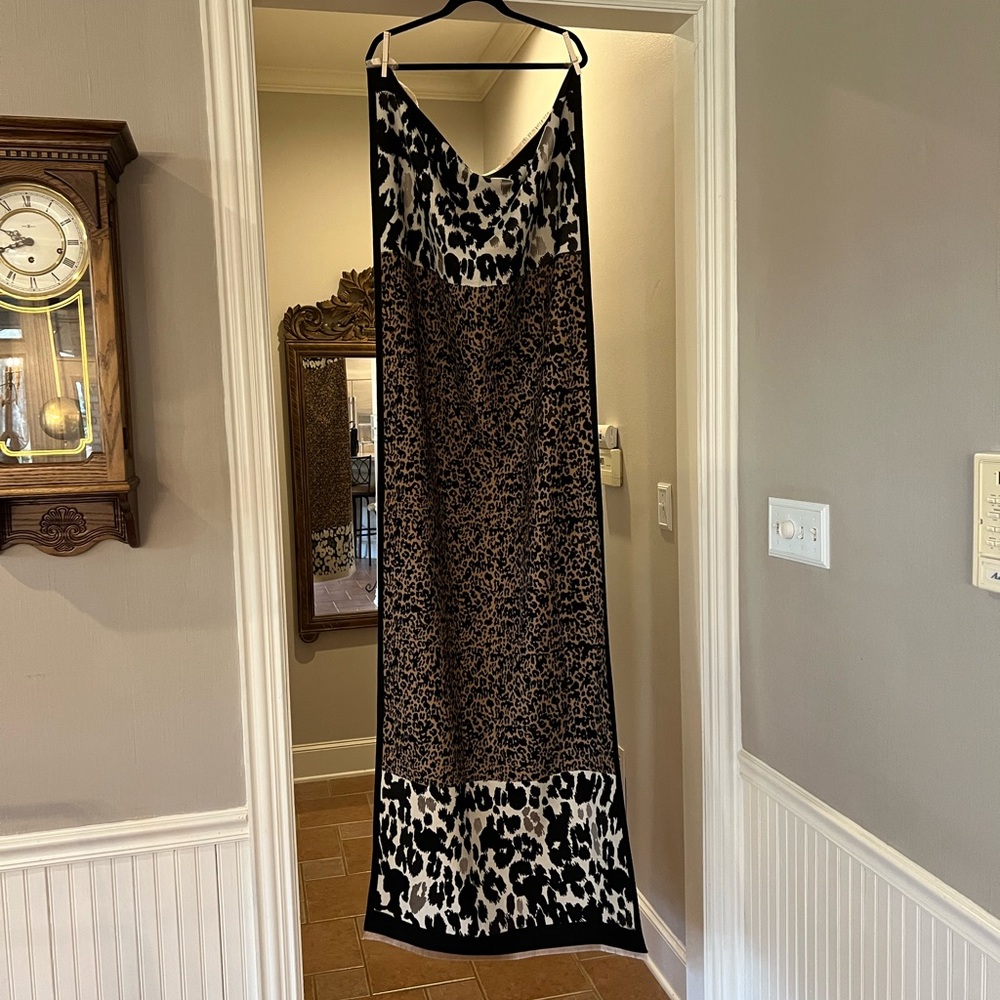 Color Block Scarf NWOT